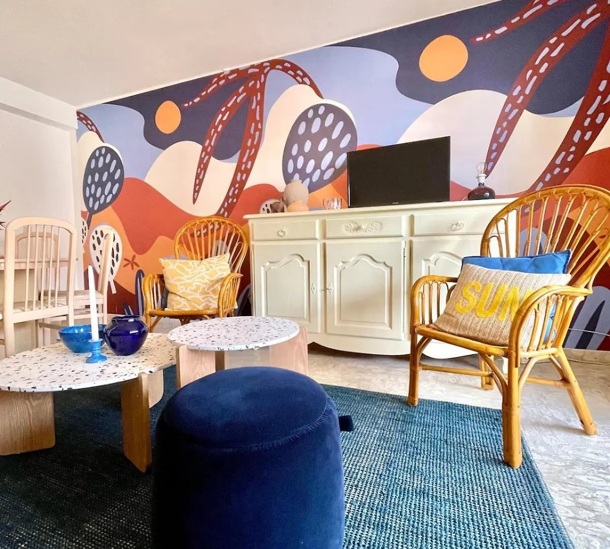 Le Majorelle' - T2 50M2 Parking & Terrace 사나리쉬르메르