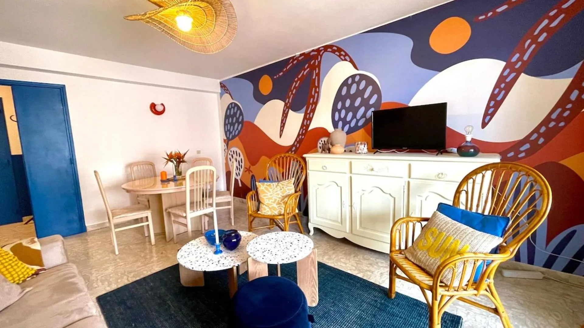 아파트 Le Majorelle' - T2 50M2 Parking & Terrace 사나리쉬르메르